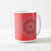 Sun Mandala - Mug de café, Coupe (Devant droit)