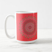 Sun Mandala - Mug de café, Coupe (Gauche)