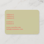 Sun Mandala - Visitekaartje (Achterkant)