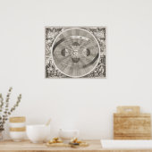 Sun Map Poster (Keuken)
