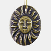 Sun Medallion Keramisch Ornament (Rechts)