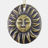 Sun Medallion Keramisch Ornament (Links)