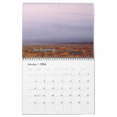 Sun, mer et surfent le calendrier de 12 mois (Jan 2026)