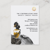 *~* Sun Mermaid Mystic Gold Luna Carte de visite (Dos)