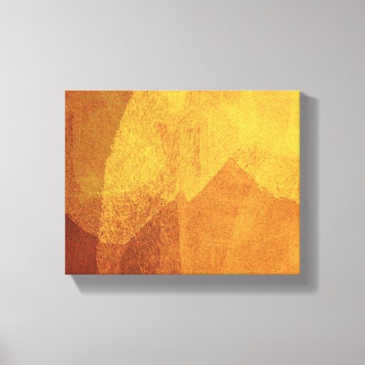 Sun Modern Abstract Design Canvas Afdruk (Voorkant)