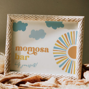 Sun Mom-Osa Bar Teken Poster