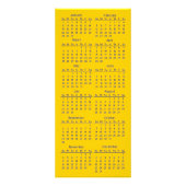 Sun & Moon 2012 Calendar Business Rack Kaart (Achterkant)