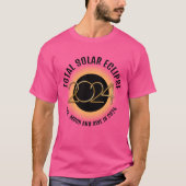 Sun Moon Awe in 2024 TOTALE ZONSVERDUISTERING T-shirt (Voorkant)