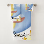 Sun Moon Hands Bathroom Towel sets Bad Handdoek (Insitu)