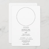 Sun Moon Hemelse Huwelijk Kaart (Voorkant / Achterkant)