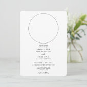 Sun Moon Hemelse Huwelijk Kaart (Staand voorkant)