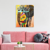 "Sun & Moon Making Love" Imprimer sur toile (Insitu(Salon))