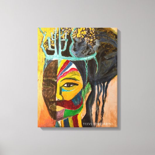 "Sun & Moon Making Love" Imprimer sur toile (Recto)