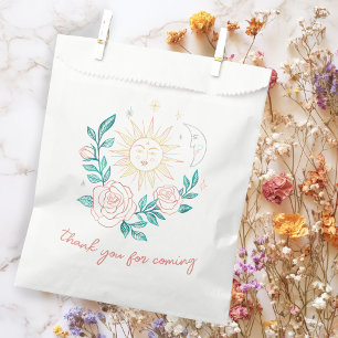 Sun Moon & Rozen Magische Boho Aardse CUSTOM Bedankzakje