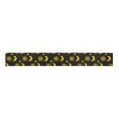 Sun Moon Stars Patroon Grosgrain Lint (Voorkant)
