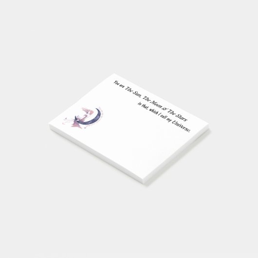Sun Moon & Stars Post It Notes (Schuin)