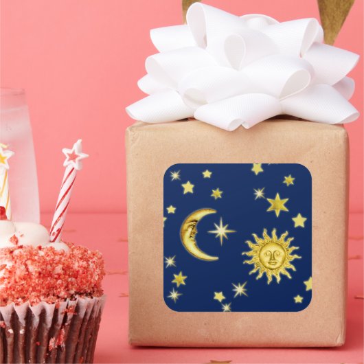 Sun, Moon & Stars Sticker (Feest)