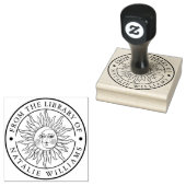 Sun Moon uit de bibliotheek van Rubber Stamp Rubberstempel (Gestempeld)