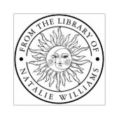 Sun Moon uit de bibliotheek van Rubber Stamp Rubberstempel (Afrduk)