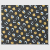 Sun & Moon Wrapping Paper Cadeaupapier (Vlak)