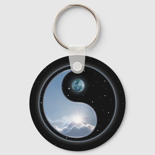 Sun-Moon Yin-Yang Sleutelhanger (Voorkant)