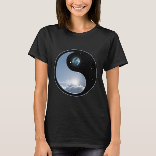 Sun-Moon Yin-Yang T-shirt (Voorkant)