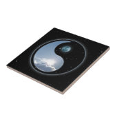 Sun-Moon Yin-Yang Tegeltje (Zijkant)