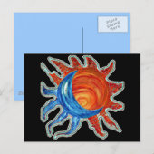 Sun N Moon Briefkaart (Voorkant / Achterkant)