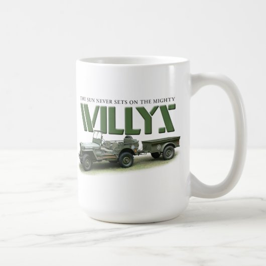 Sun ne place jamais sur la tasse de Willys (Droite)