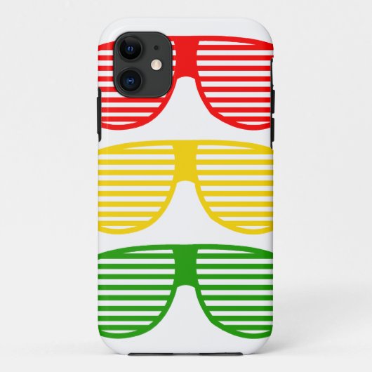 Sun ombrage le coque iphone de reggae (Dos)