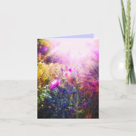 SUN ON THISTLES ORIGINEEL WENSKAART KAART