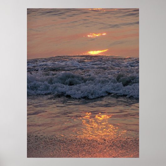 Sun on Waves Poster (Voorkant)