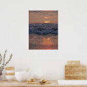 Sun on Waves Poster (Keuken)
