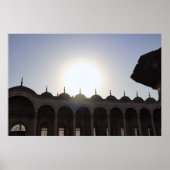 Sun Over Cairo Mosque Poster (Voorkant)