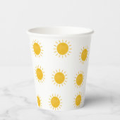 Sun Paper Cup Papieren Bekers (Achterkant)