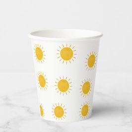 Sun Paper Cup Papieren Bekers
