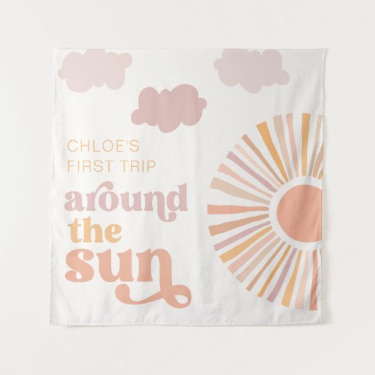 Sun Party Achtergrond Tapestry Wandkleed (Voorkant)