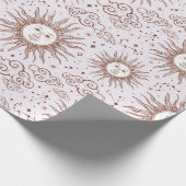 Sun Pattern Wrapping Paper Cadeaupapier (Hoek)
