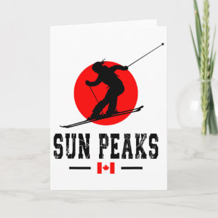 Sun Peaks Canada Skigebied Rocky Mountains Canada Kaart