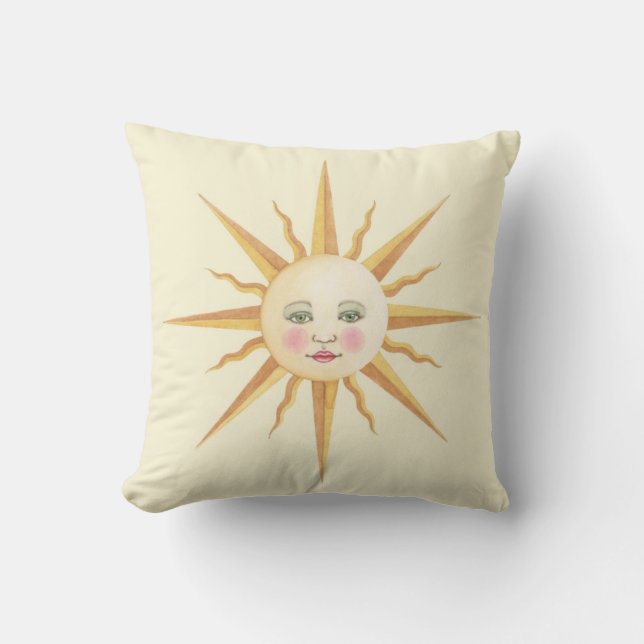 Sun - Pillow Kussen (Voorkant)