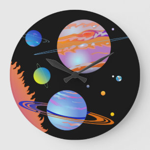 Sun&Planets 2 Grote Klok