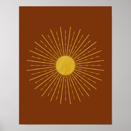 Sun Poster, Sun Art Print, Sun Wall Art, Sun Print
