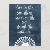 Sun Quote I Briefkaart (Voorkant)