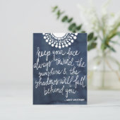 Sun Quote II Briefkaart (Staand voorkant)