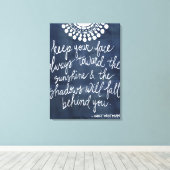 Sun Quote II Canvas Afdruk (Insitu (Houten vloer))