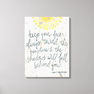 Sun Quote III Canvas Afdruk