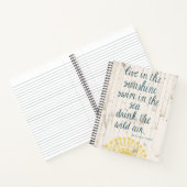 Sun Quote IV Notitieboek (Binnen)