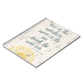 Sun Quote IV Notitieboek (Linkerzijde)