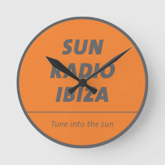 Sun Radio Ibiza horloge murale - musique du cœur