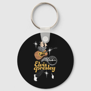 Sun Records x Elvis Presley dansen met sterren Sleutelhanger